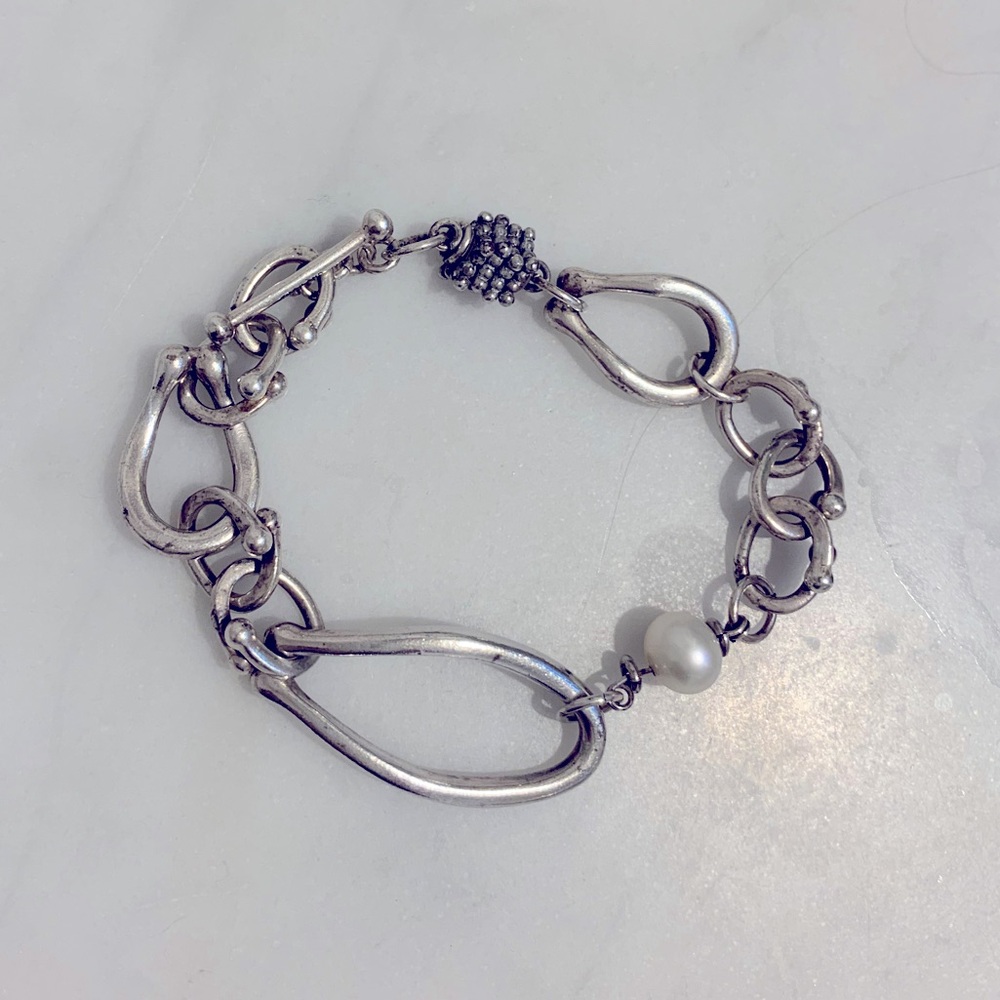 Michael Dawkins Silver Bracelet